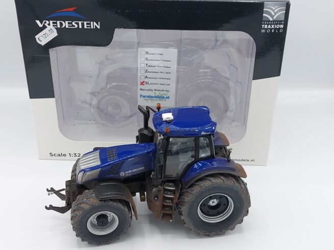 New Holland T8.435 Blue Power met Stoflook & Vredestein Banden