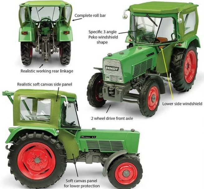 Fendt Farmer 5S 2wd met PEKO Cabine