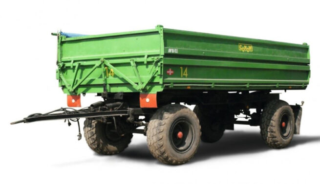 Fortschritt HW 80 HA 4-wielige Aanhanger Groen