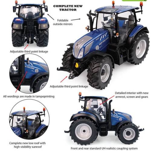 New Holland T5.140 Blue Power Low Cab Panorama