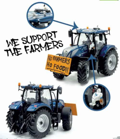 No Farmers, No Food New Holland T7.225 Blue Power