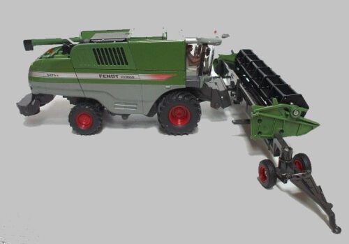 Fendt Hybrid 9470X Combine met Aanhanger