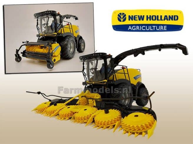 New Holland FR650 Hakselaar met Graspickup en Maisbek