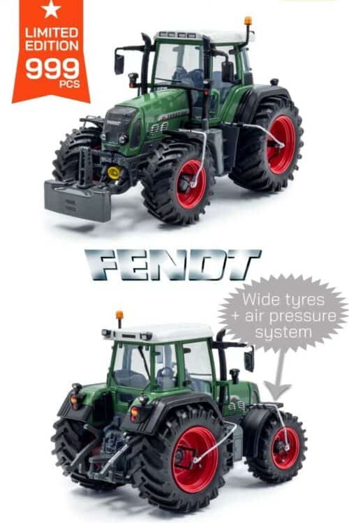 Fendt 818 Vario met Extra Brede Banden en Luchtdruksysteem