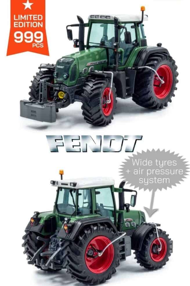 Fendt 820 Vario met Extra Brede Banden en Luchtdruksysteem