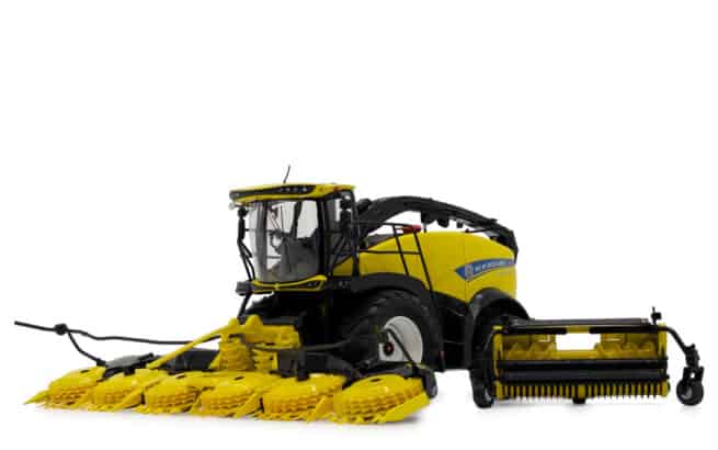 New Holland FR780 Hakselaar met Graspickup en Maisbek