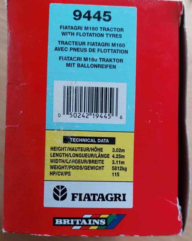 Fiatagri M160 with Flotation Tyres