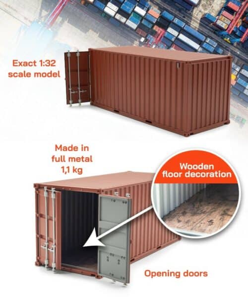 20Ft Container Bruin HO1259