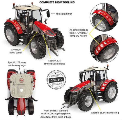 Massey Ferguson 5S.145 175th Anniversary UH6460