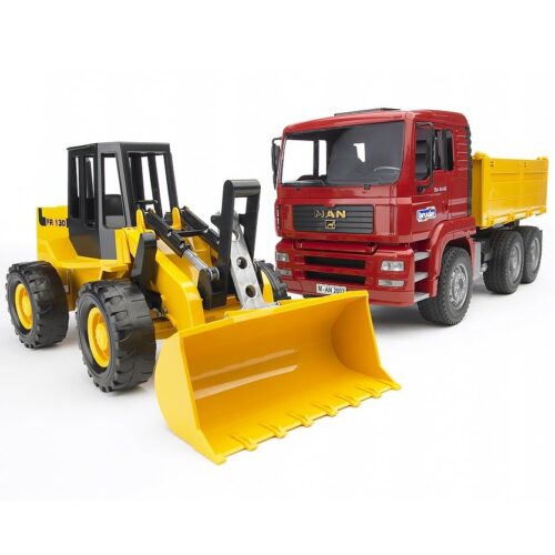 Bruder MAN TGA Kiepauto met Shovel Bruder 2752