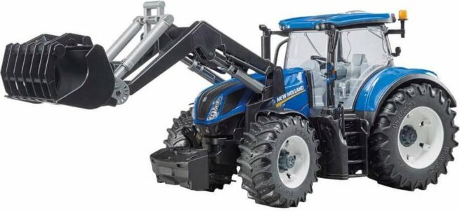 Bruder New Holland T7.315 met Voorlader Bruder 3121