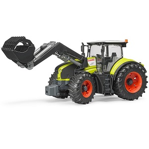 Bruder Claas Axion 950 met Voorlader Bruder 3013