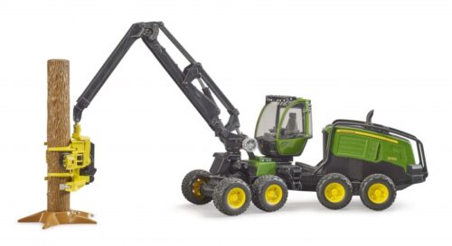 Bruder John Deere 1270 G Oogster met Boomstam Bruder 2135