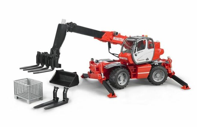 Bruder Manitou MRT 2150 Verreiker met Accessoires Bruder 2129