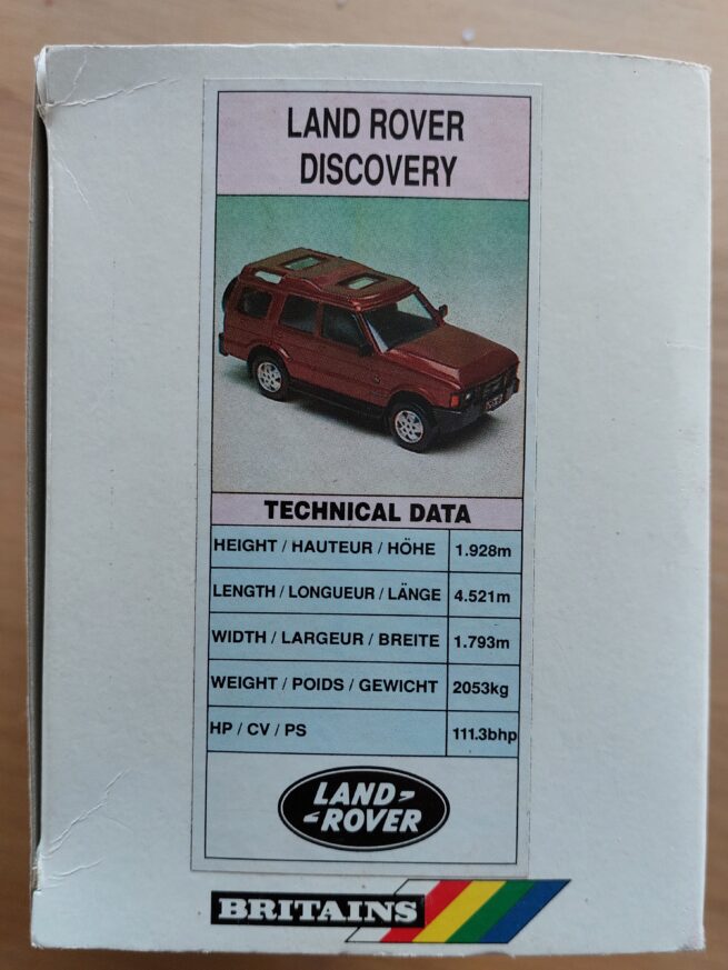 Landrover Discovery Groen Britains 9480