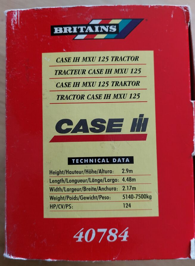 Case MXU 125 Britains 40784