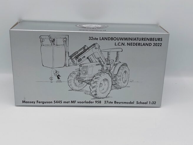 Massey Ferguson 5445 met MF 958 Voorlader L.C.N. 2022