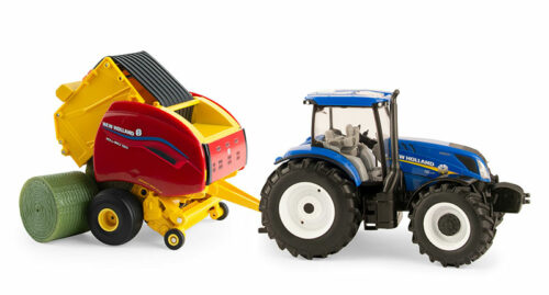 New Holland T6.180 met Balenpers