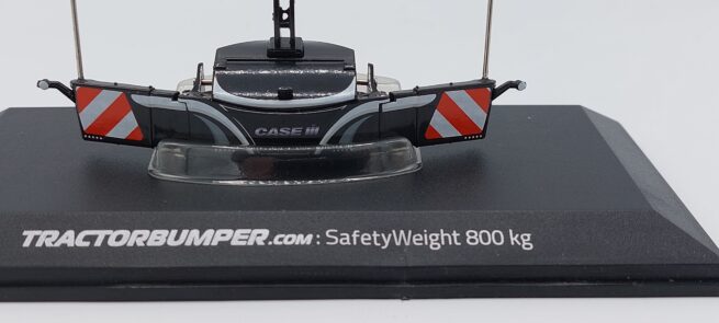 Tractorbumper Safety Weight 800 Kg Zwart (Aangepast)