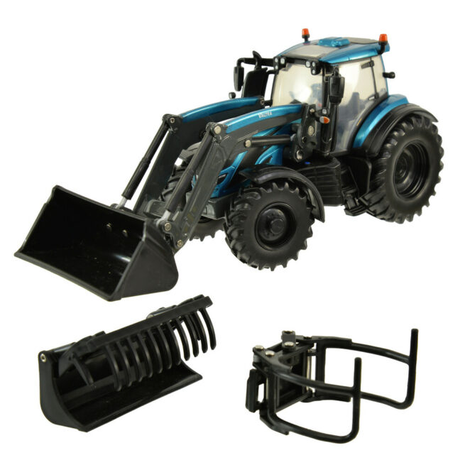 Valtra T234 Blauw met Voorlader en Accessoires BR43352