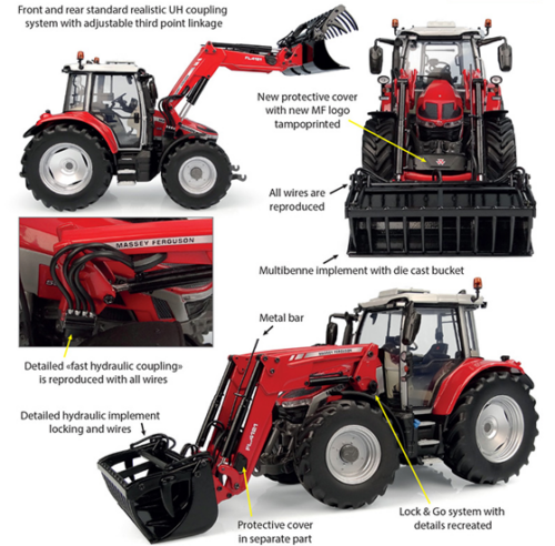 Massey Ferguson 5S.135 met FL.4121 Voorlader UH6603